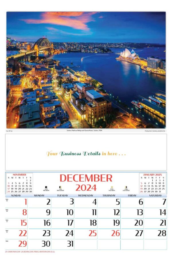 Corporate Calendar - Australia All Over - 12