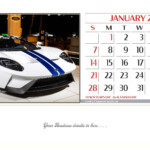 Desk Calendar - Automobiles - 2