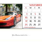 Desk Calendar - Automobiles - 12