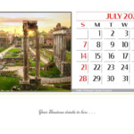 Desk Calendar - World Traveller - 8